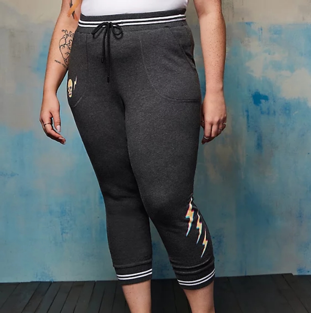 Torrid Fleece Charcoal Jogger 2